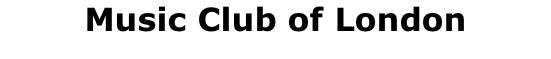 Music Club of London